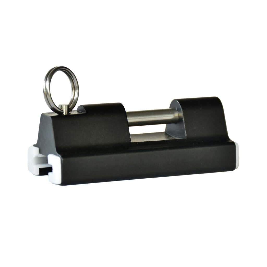 RIEL T 25 SIN PIN POR METRO ANODIZADO NEGRO